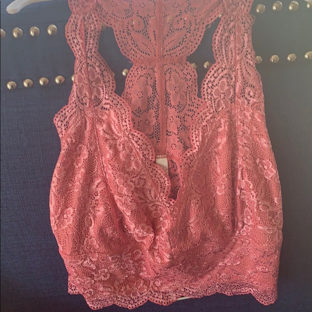 Pink crop top